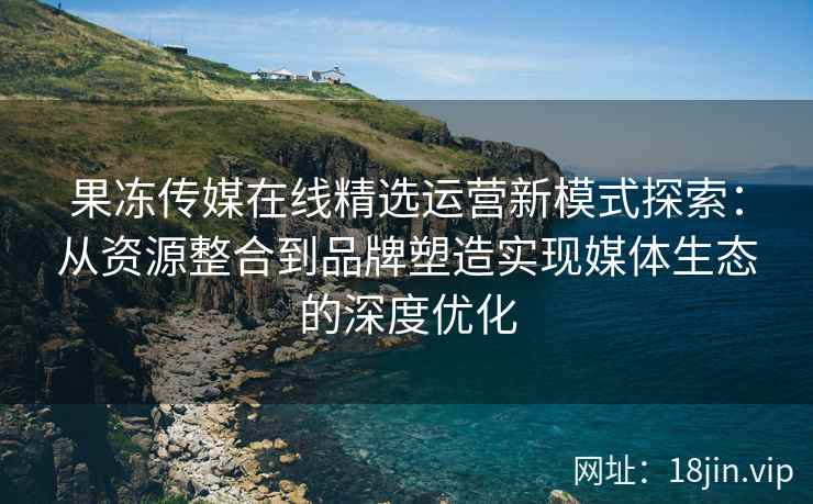 果冻传媒在线精选运营新模式探索：从资源整合到品牌塑造实现媒体生态的深度优化